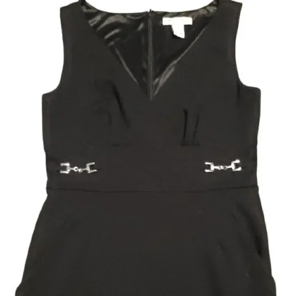 [White House Black Market]Stretch V-neck Dress-Sz8 - Picture 2 of 5